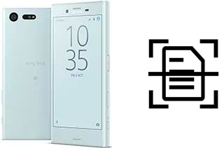 Numériser un document sur un Sony Xperia X Compact