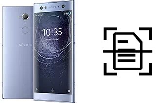 Numériser un document sur un Sony Xperia XA2 Ultra