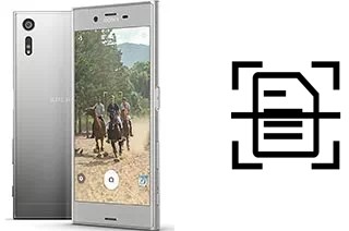 Numériser un document sur un Sony Xperia XZ