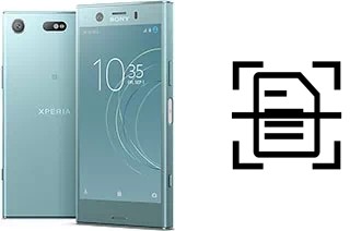 Numériser un document sur un Sony Xperia XZ1 Compact