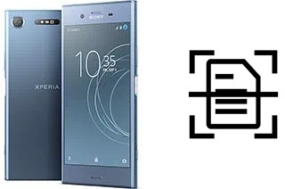 Numériser un document sur un Sony Xperia XZ1