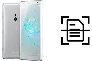 Numériser un document sur un Sony Xperia XZ2