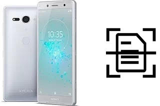 Numériser un document sur un Sony Xperia XZ2 Compact