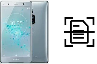 Numériser un document sur un Sony Xperia XZ2 Premium