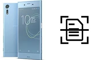 Numériser un document sur un Sony Xperia XZs