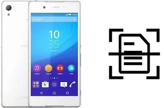 Numériser un document sur un Sony Xperia Z3+