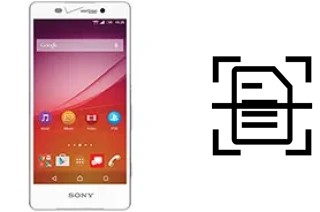 Numériser un document sur un Sony Xperia Z4v