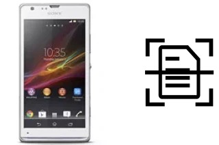 Numériser un document sur un Sony Xperia SP