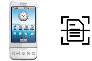 Numériser un document sur un T-Mobile G1