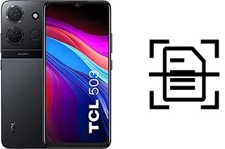 Numériser un document sur un TCL 503