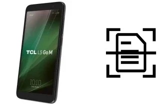 Numériser un document sur un TCL L5 GO M