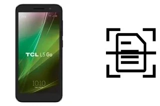 Numériser un document sur un TCL L5 GO