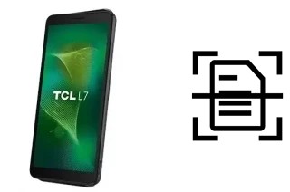 Numériser un document sur un TCL L7