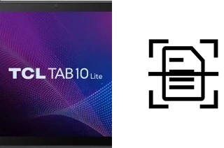 Numériser un document sur un TCL Tab10 Lite