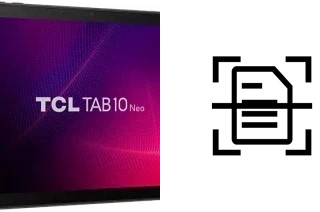 Numériser un document sur un TCL Tab10 Neo