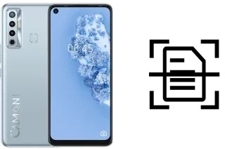 Numériser un document sur un Tecno Camon 17 Lite