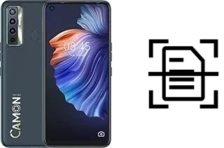 Numériser un document sur un Tecno Camon 17