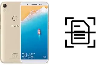 Numériser un document sur un Tecno Camon CM