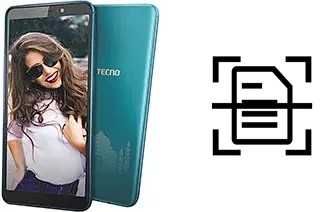 Numériser un document sur un Tecno Camon iACE2