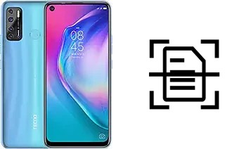 Numériser un document sur un TECNO Camon 15 Air
