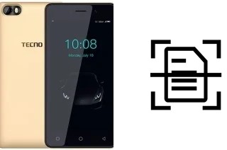 Numériser un document sur un Tecno F1