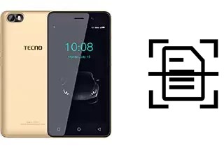 Numériser un document sur un Tecno F2