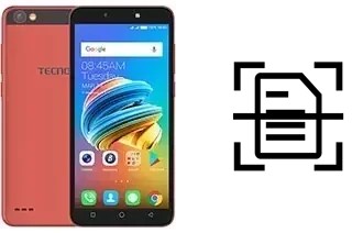 Numériser un document sur un Tecno Pop 1