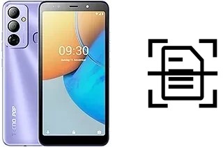 Numériser un document sur un Tecno Pop 6 Go