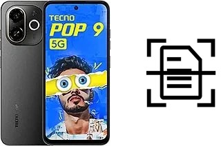 Numériser un document sur un Tecno Pop 9