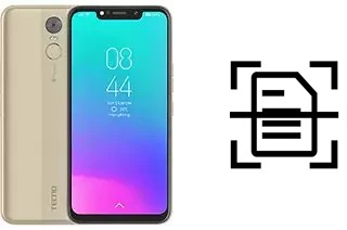 Numériser un document sur un Tecno Pouvoir 3
