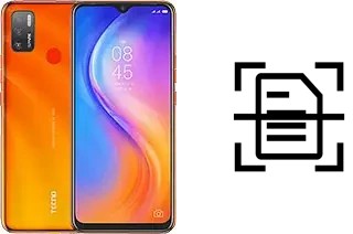 Numériser un document sur un TECNO Spark 5 Air
