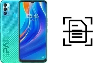 Numériser un document sur un Tecno Spark 7T