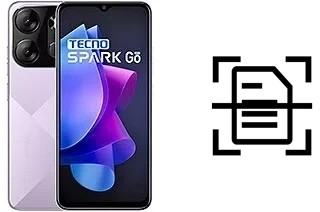 Numériser un document sur un Tecno Spark Go 2023