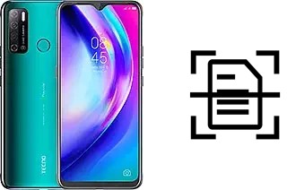 Numériser un document sur un TECNO Spark Power 2