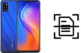 Numériser un document sur un Tecno Spark 6 Air
