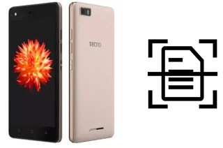 Numériser un document sur un Tecno W3