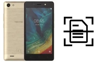 Numériser un document sur un Tecno WX3 P