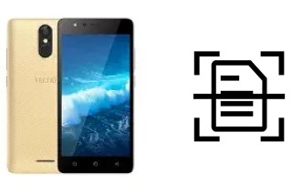 Numériser un document sur un Tecno WX3F LTE