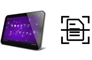 Numériser un document sur un Toshiba Excite 10 SE