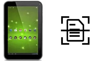 Numériser un document sur un Toshiba Excite 7.7 AT275