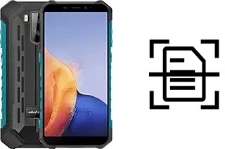 Numériser un document sur un Ulefone Armor X9