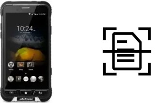 Numériser un document sur un Ulefone Armor