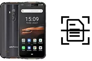 Numériser un document sur un Ulefone Armor 5S