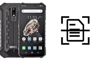 Numériser un document sur un Ulefone Armor 6S