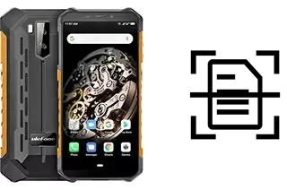 Numériser un document sur un Ulefone Armor X5