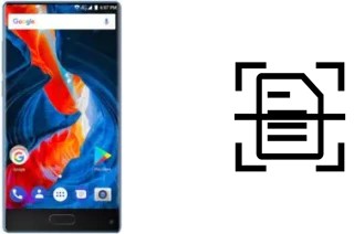 Numériser un document sur un Ulefone Mix