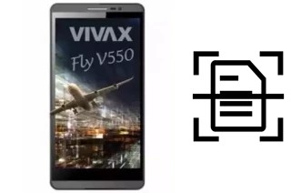 Numériser un document sur un Vivax Fly V550