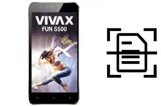 Numériser un document sur un Vivax Fun S500