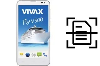 Numériser un document sur un Vivax Smart Fly V500