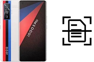 Numériser un document sur un vivo iQOO 5 Pro 5G